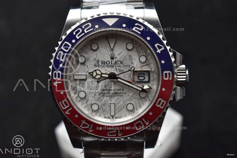 Bracelet Best Gain CHS II 930 126719 on Real GMT Dial Meteorite Weight Factory Oyster Master VR3285 Gold Breathable 1:1 Edition BLRO 0817